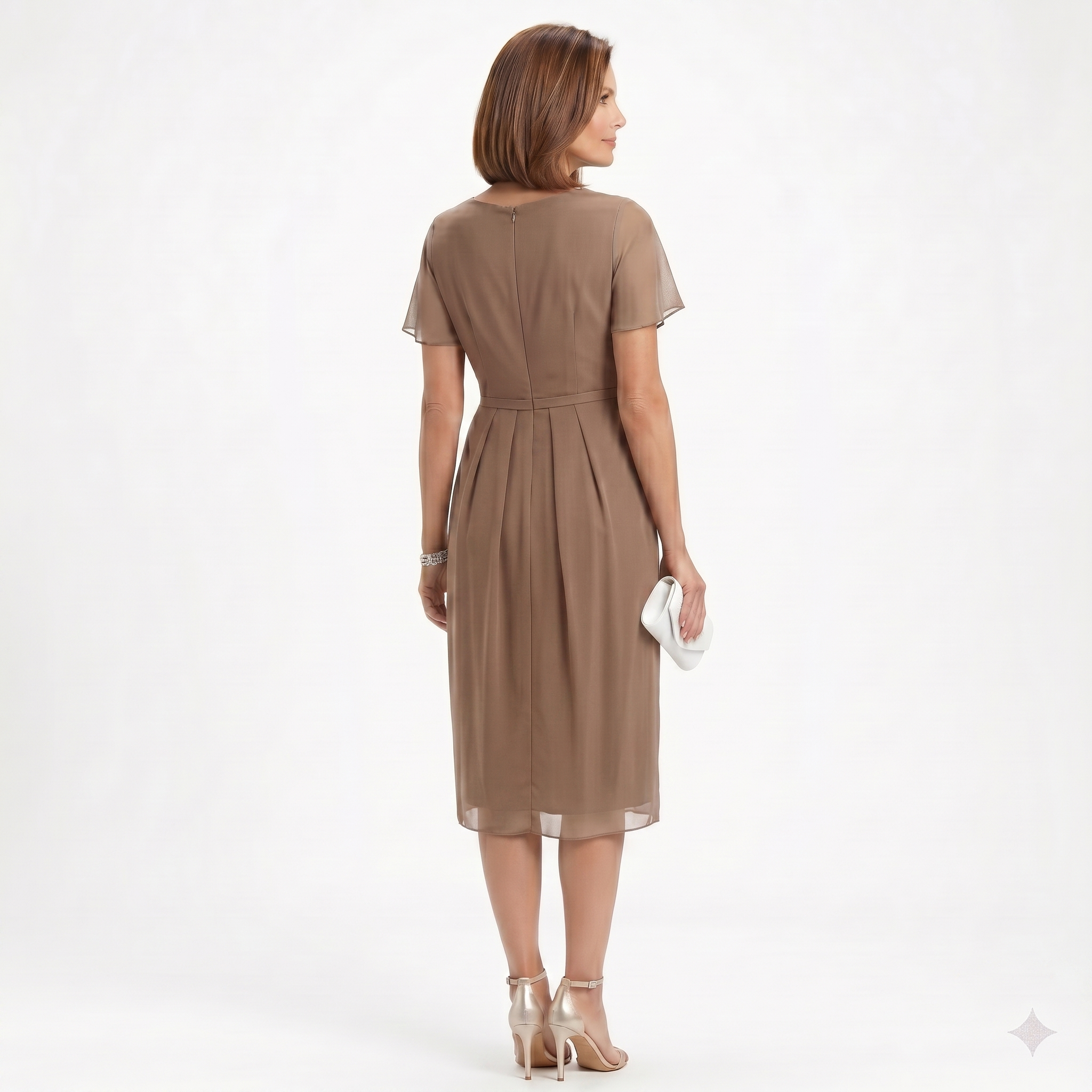 Helena | Robe élégante Beige