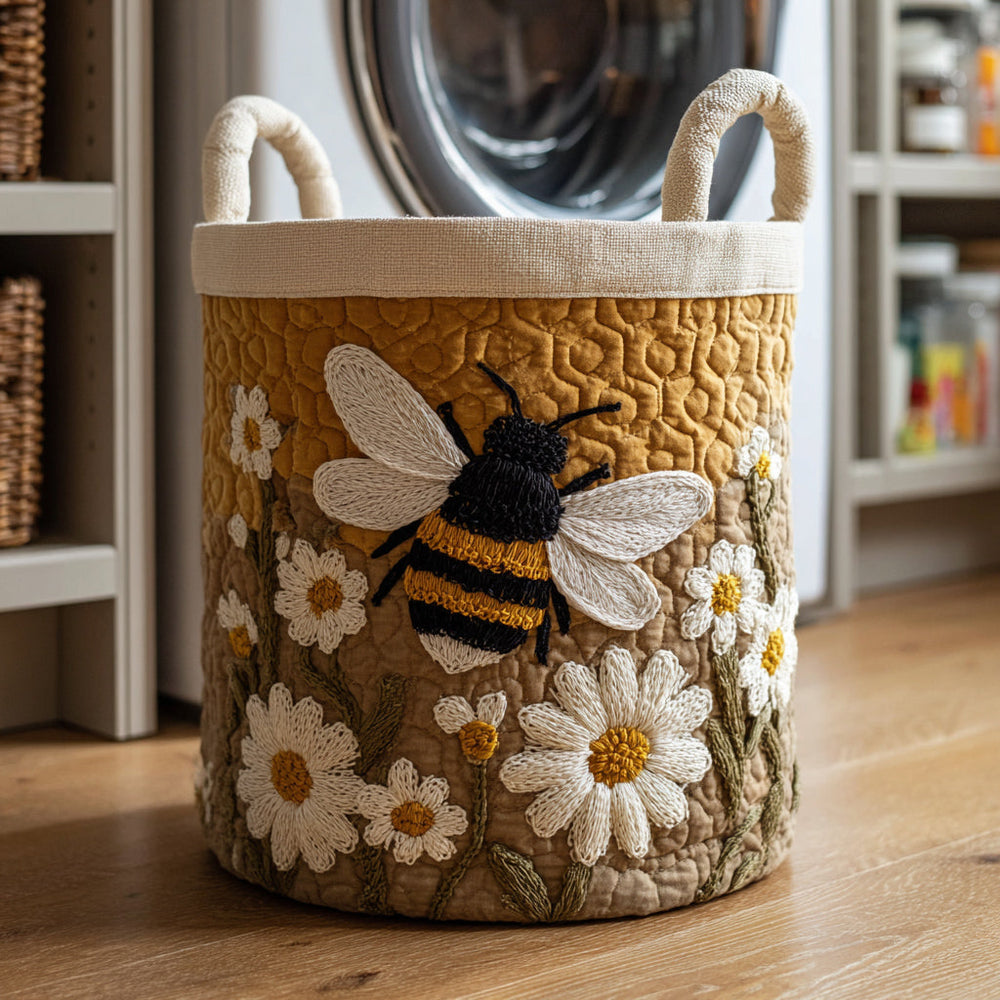 Un panier à linge que vous ne cacherez pas.