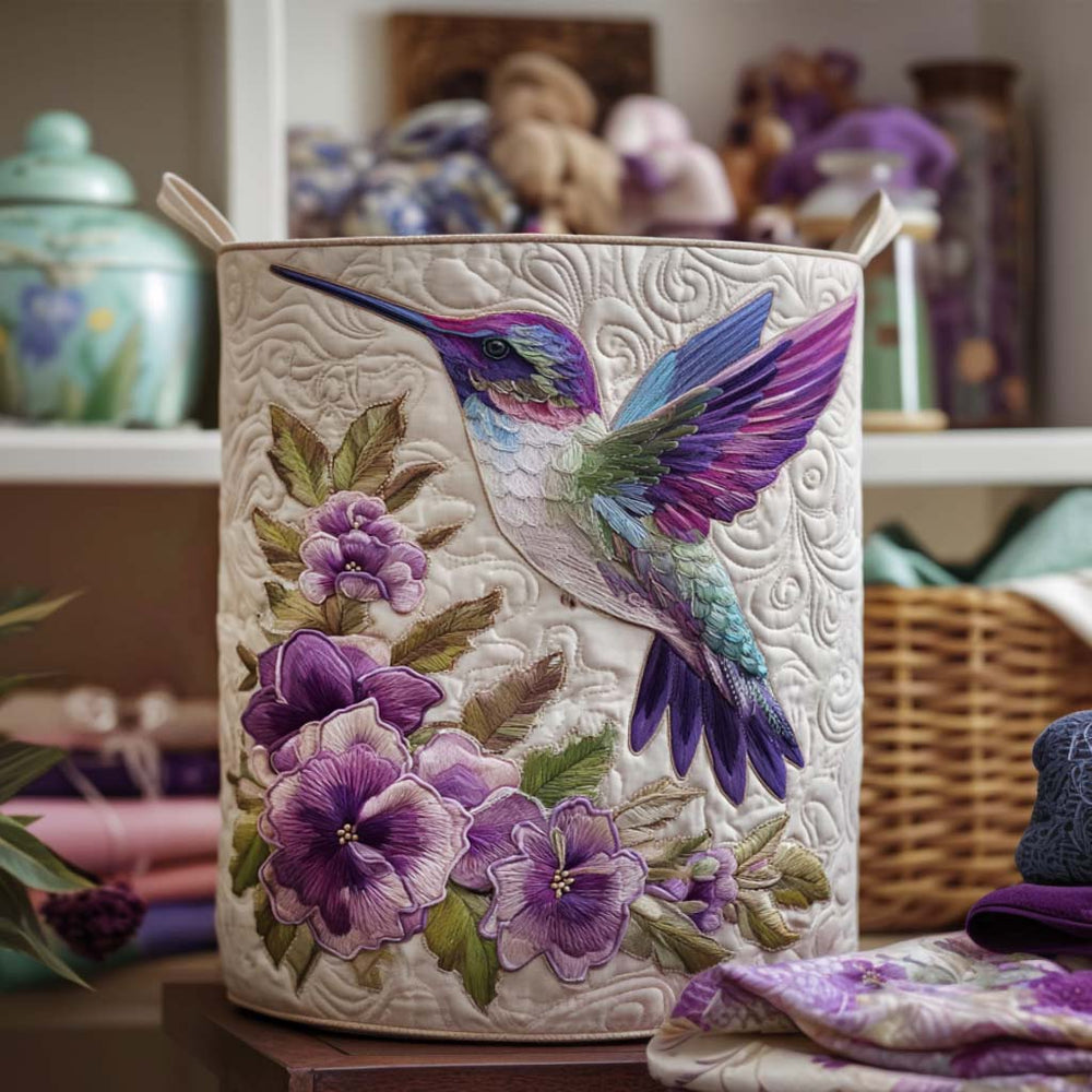 Un panier à linge que vous ne cacherez pas.
