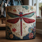 Panier à Linge Matelassé - Libellule Art Déco