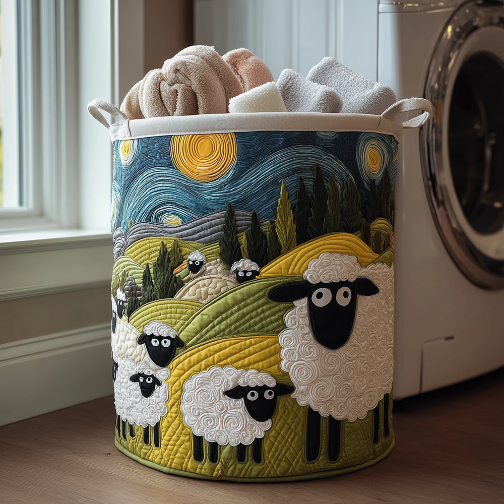 Un panier à linge que vous ne cacherez pas.