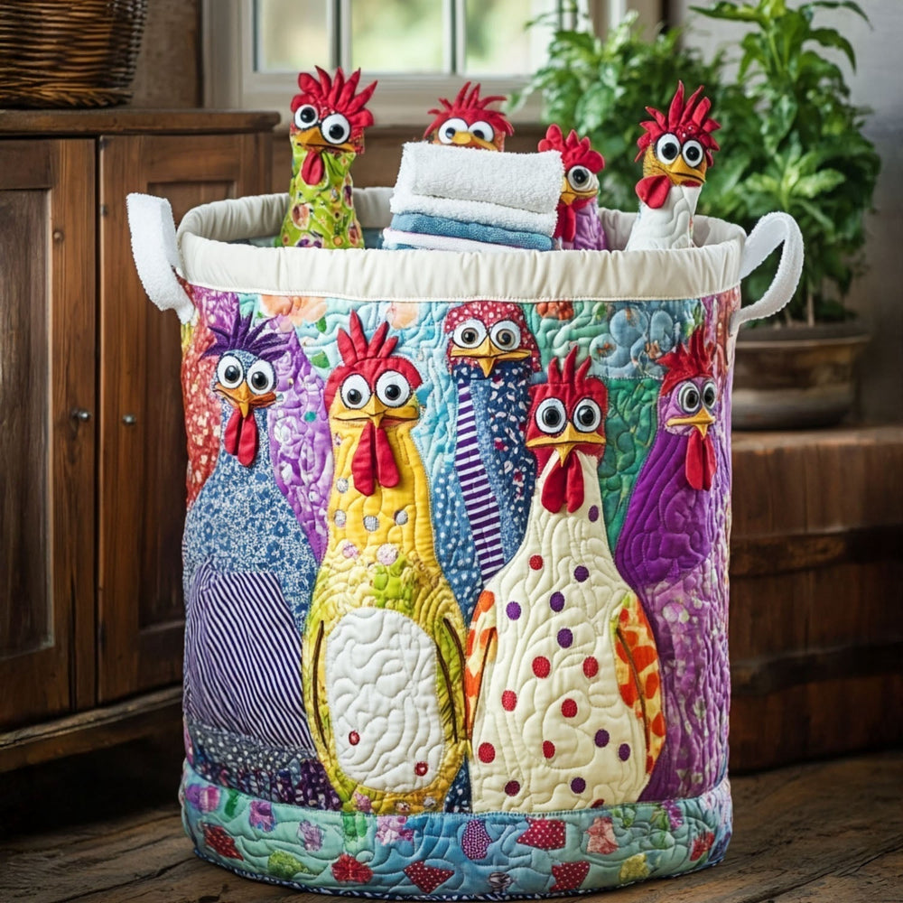 Un panier à linge que vous ne cacherez pas.