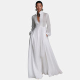 Antonine | Robe longue à jupe plissée