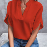 Franziska | Blouse fluide à col V