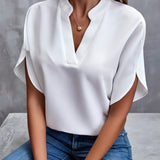 Franziska | Blouse fluide à col V