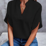 Franziska | Blouse fluide à col V