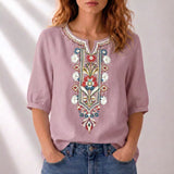 Marianne | Blouse d’été brodée