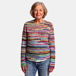 Pull Nordique Arc-en-ciel