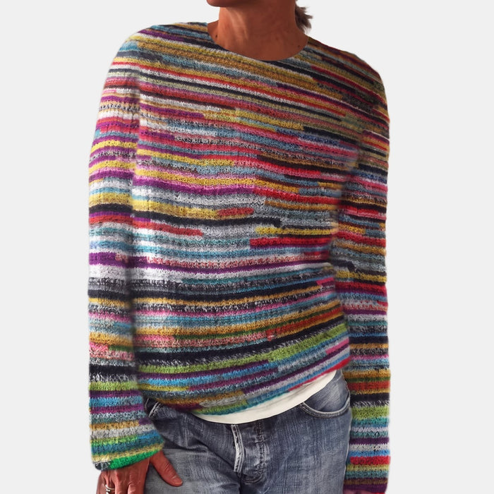 Pull Nordique Arc-en-ciel