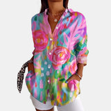 Astrid | Blouse à motifs colorés
