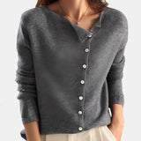 Ariane | Cardigan à boutonnage asymétrique