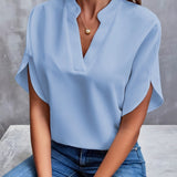 Franziska | Blouse fluide à col V