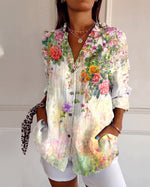 Ninon | Chemise à imprimé géométrique