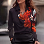 Antonia | Blouse élégante à encolure drapée