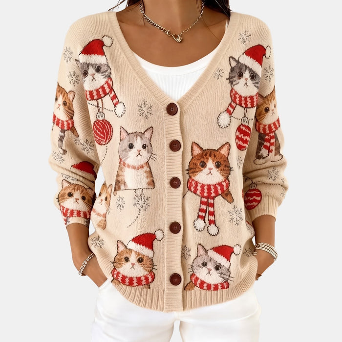 Cardigan à Capuche Noël