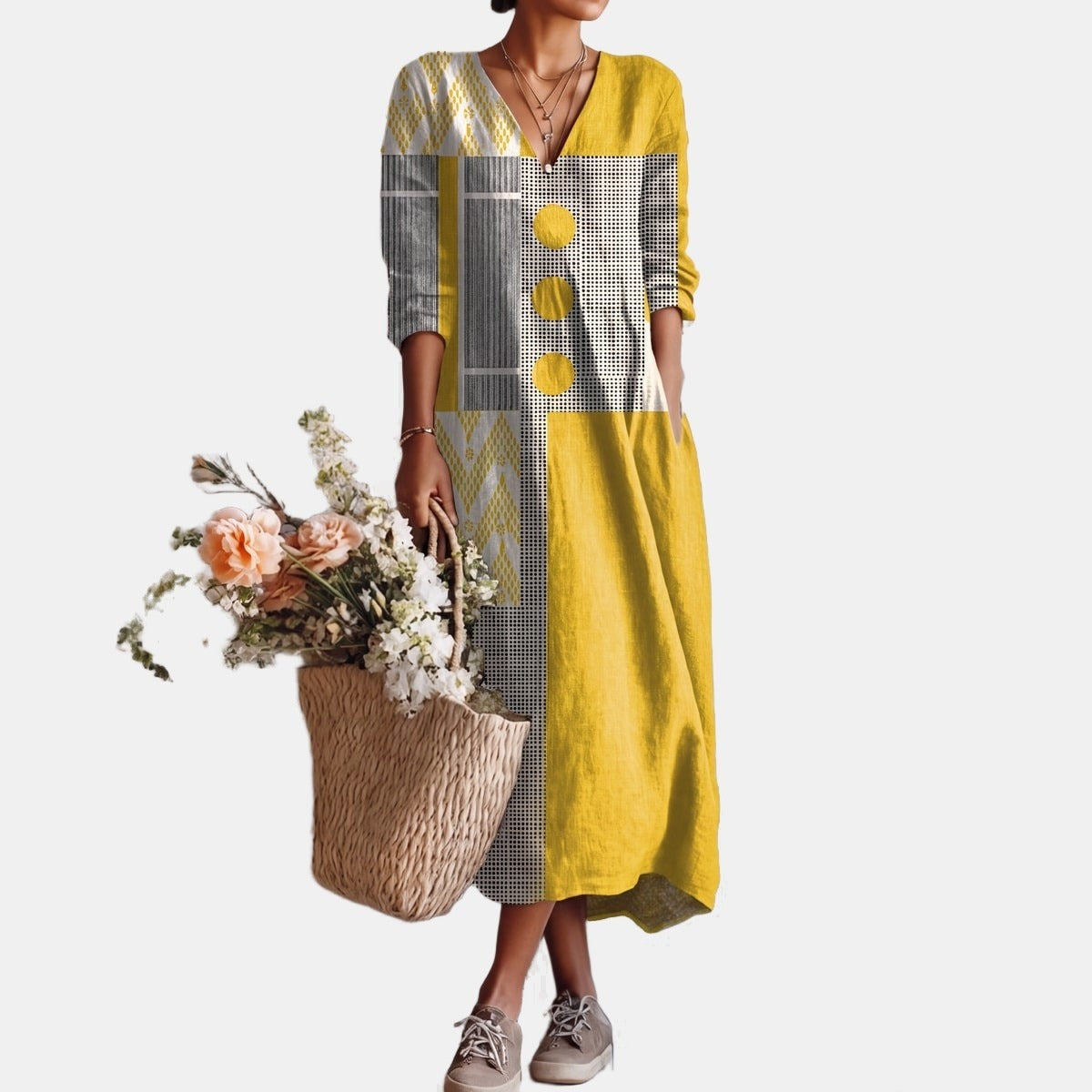 Paulina | Robe fluide en lin — lin