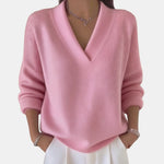 Régine | Pull ample à col V profond