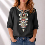 Marianne | Blouse d’été brodée