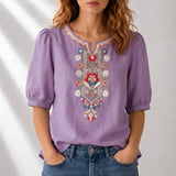 Marianne | Blouse d’été brodée
