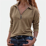 Lauriane | Pull douillet à col zippé