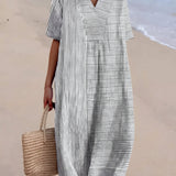 Annette | Robe aérienne à motif artistique