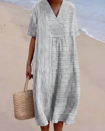 Annette | Robe aérienne à motif artistique