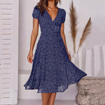 Mélodie | Robe décontractée tendance à col V