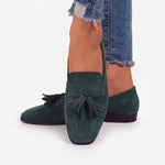 Angélique | Mocassins élégants à pompons confortables