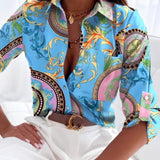 Zélie | Blouse chic à col chemise