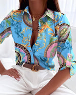 Zélie | Blouse chic à col chemise