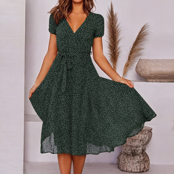 Mélodie | Robe décontractée tendance à col V