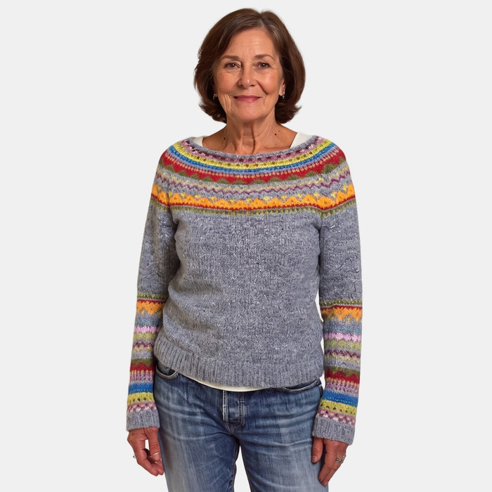 Pull Nordique Rayures Chaudes