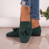 Angélique | Mocassins élégants à pompons confortables