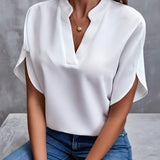 Franziska | Blouse fluide à col V