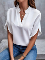 Franziska | Blouse fluide à col V