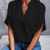 Franziska | Blouse fluide à col V