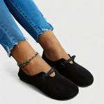 Nadine | Slippers orthopédiques à détail corde