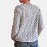 Coralie | Pull court moucheté à manches raglan