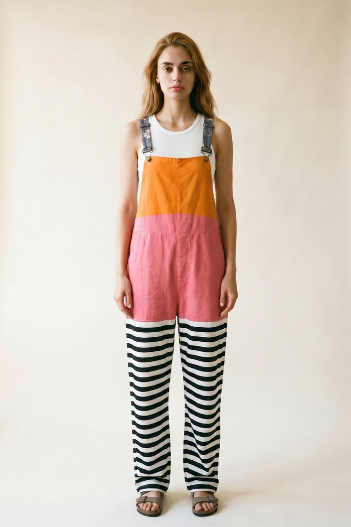 Salopette Colorblock solaire moderne