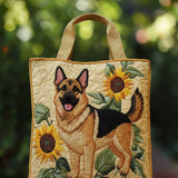 Sac Artisanal - Berger Allemand aux Fleurs