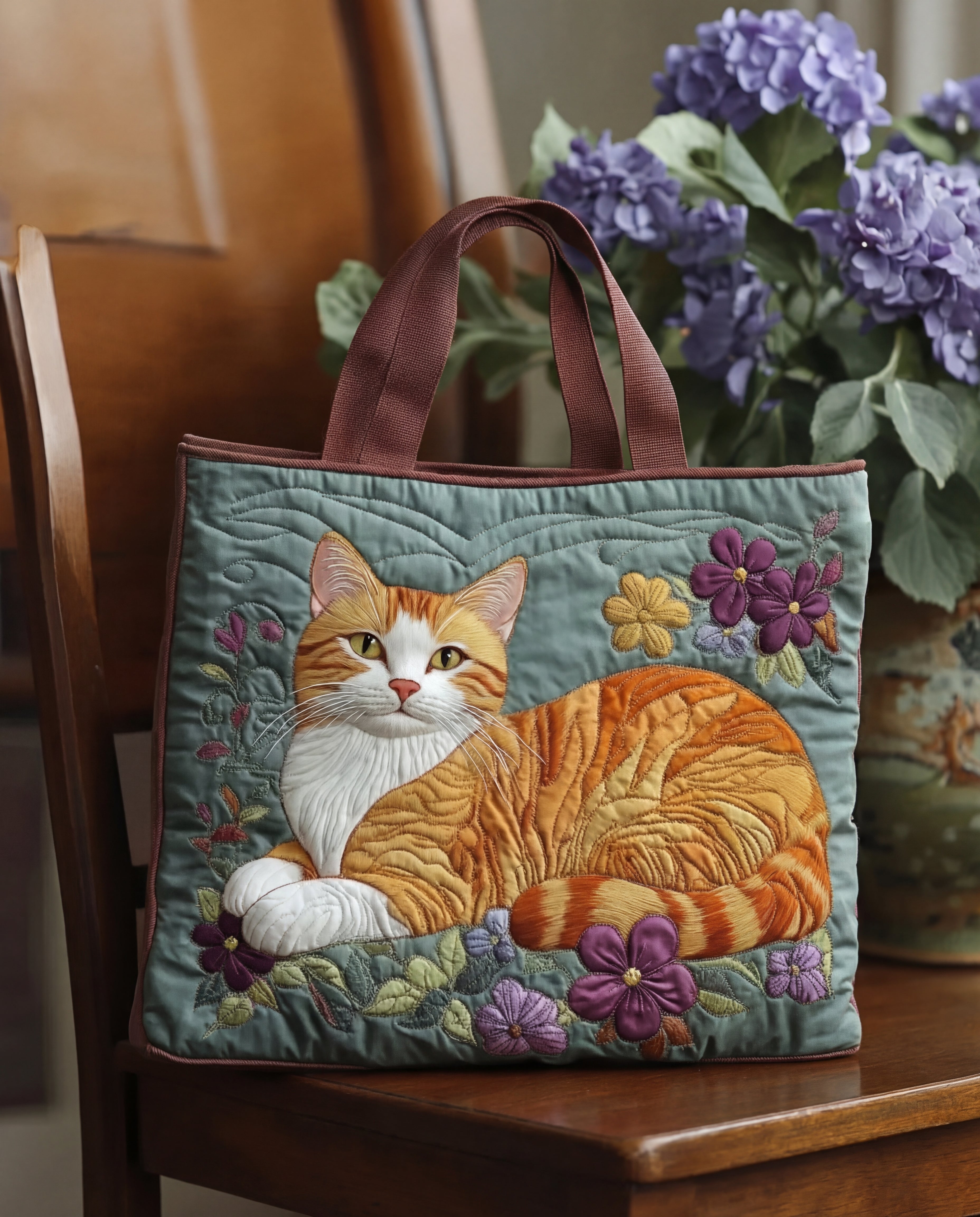 Sac Artisanal - Chat Roux