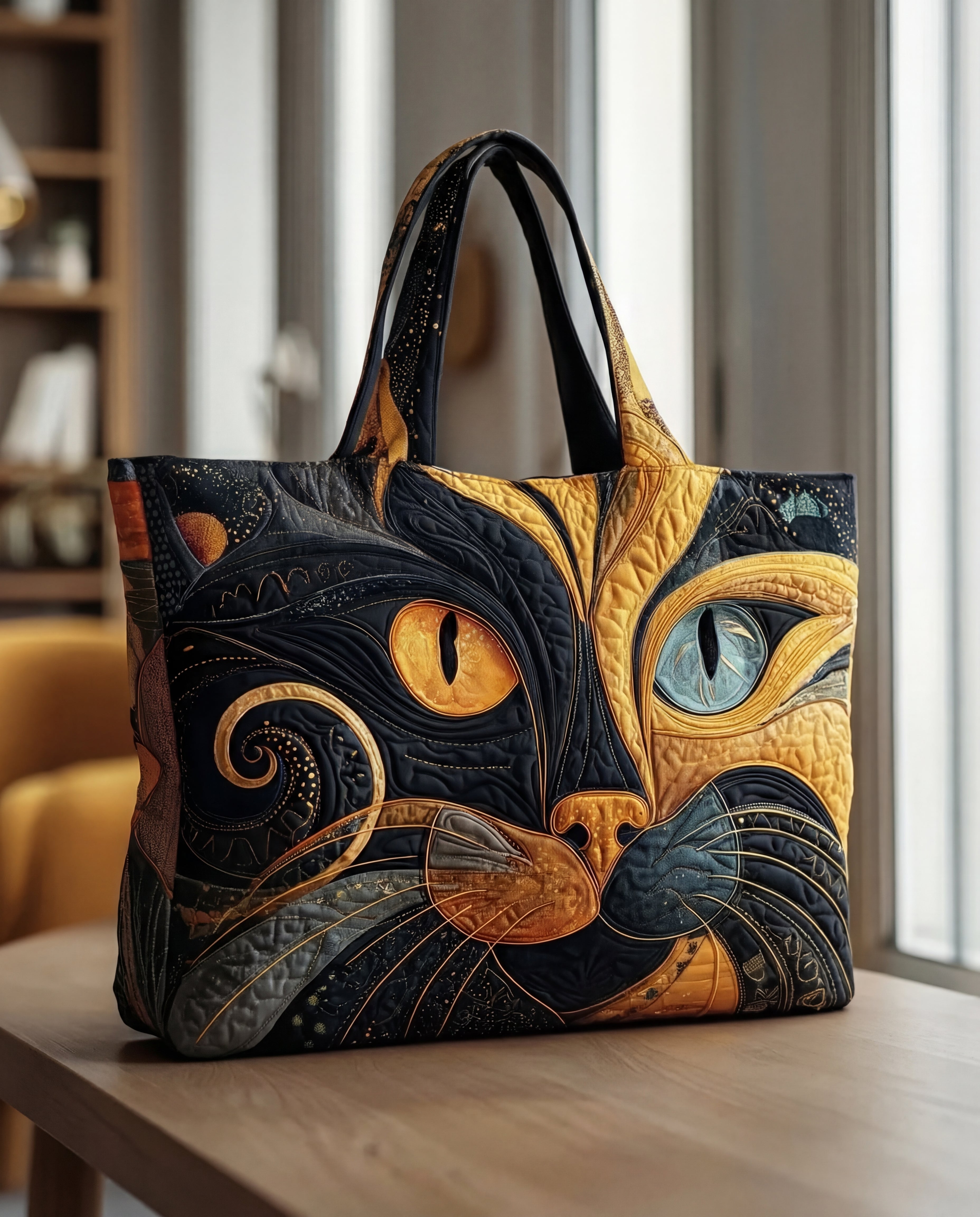 Sac Artisanal - Chat Mystique