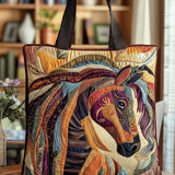 Sac Artisanal - Cheval en Mosaïque Multicolore