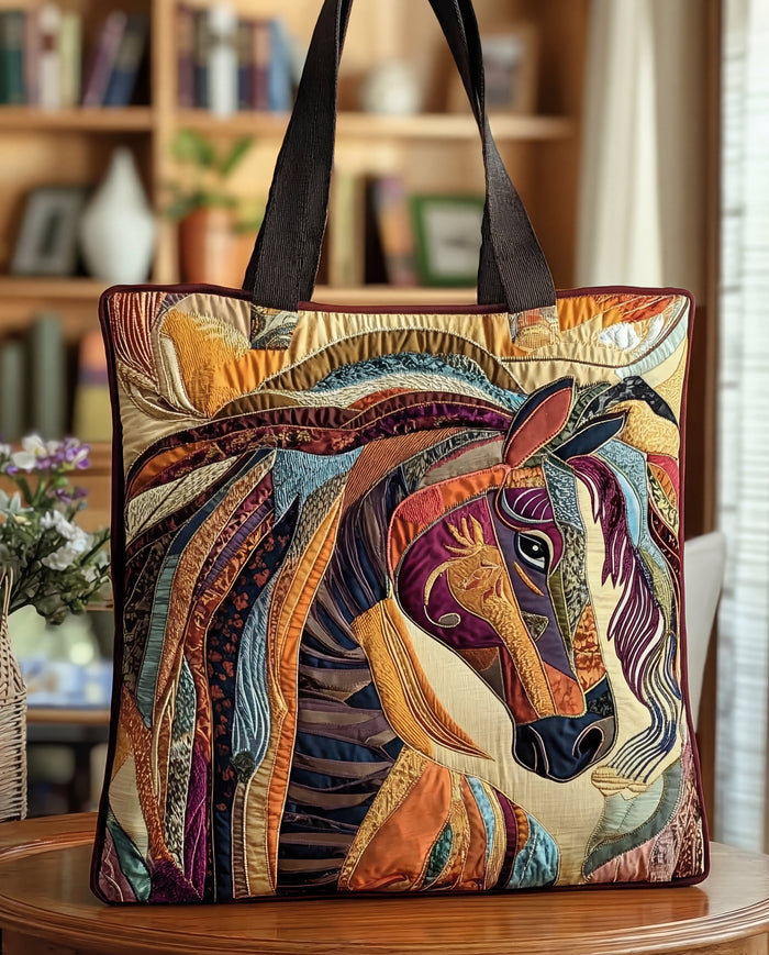 Sac Artisanal - Cheval en Mosaïque Multicolore