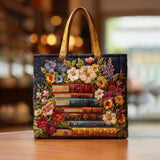 Sac Artisanal - Livres et Fleurs