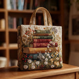 Sac Artisanal - Livres et Fleurs des Champs