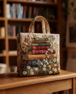 Sac Artisanal - Livres et Fleurs des Champs