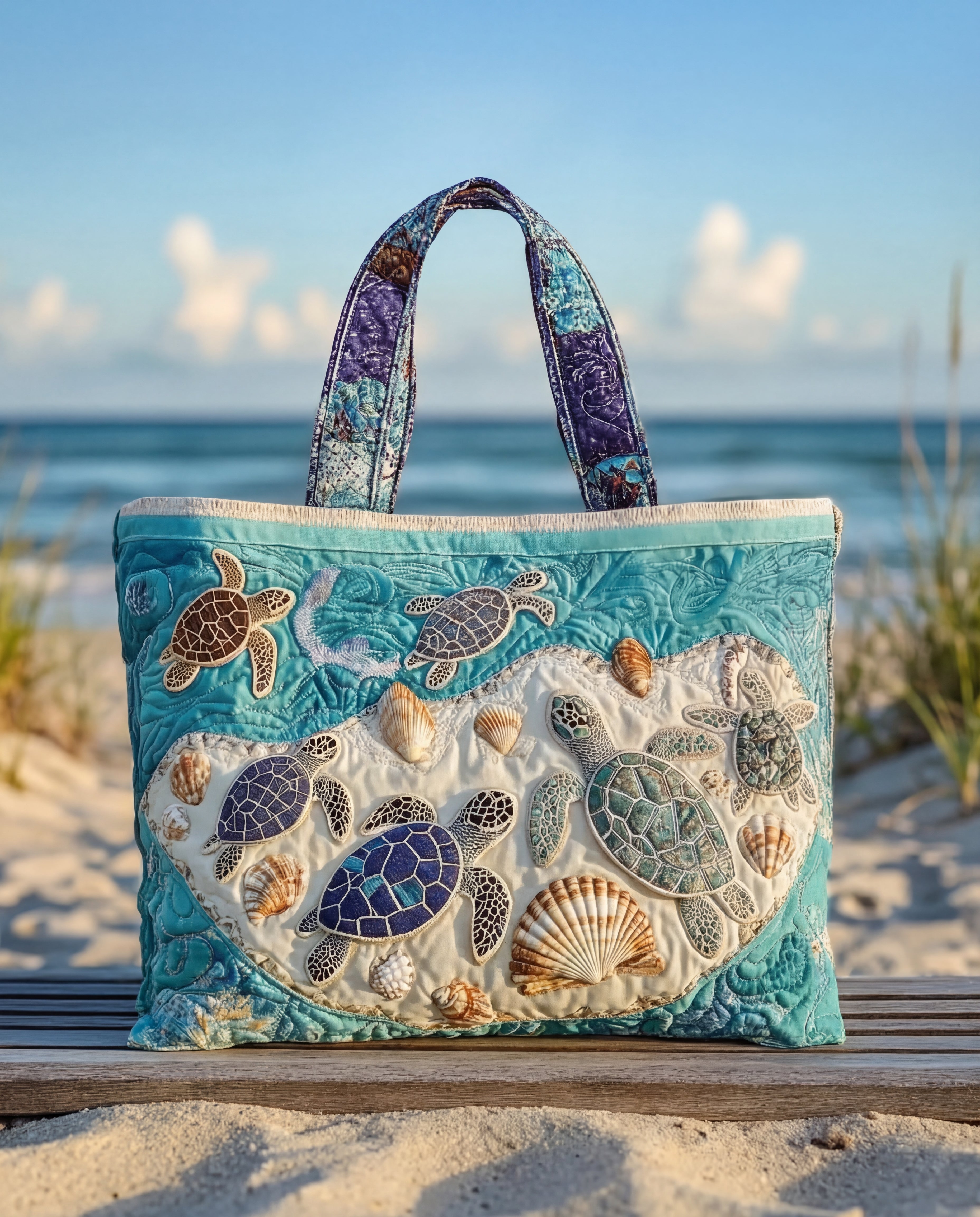 Sac Artisanal - Étreinte de la Tortue