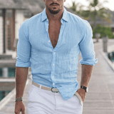 COTTON COLLAR SHIRT FOR MEN