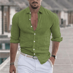 COTTON COLLAR SHIRT FOR MEN